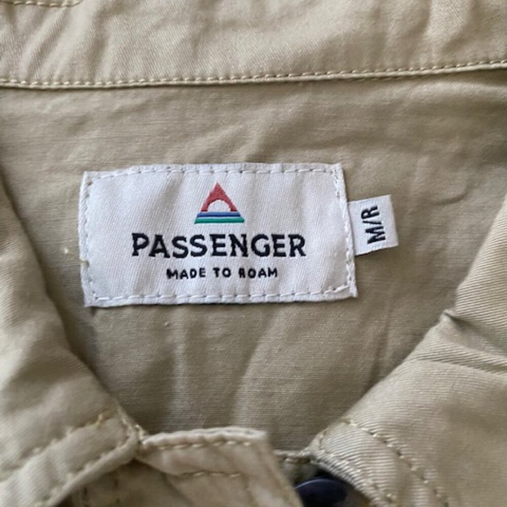 Passenger Brand Boiler Suit, Short sleeve, Size Medium, Khaki Color - Picture 5 of 10